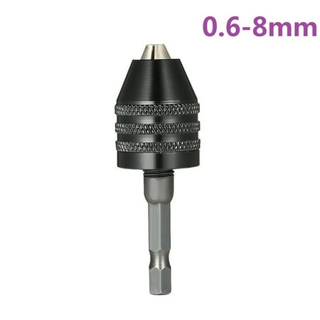 

Portable 0.6-8mm Electric Grinder Keyless Drill Chuck With 6.35mm 1/4 Hex Shank