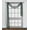 BROWN/TEAL, variant on 1PC S38 SCARF VALANCE SHEER VOILE TRELLIS GEOMETRIC BROWN/TEAL SEE THRU WINDOW KITCHEN, BATHROOM, RESTAURANT, ANY USE SIZE 36" WIDE X 216" LENGTH