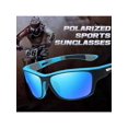 thumbnail image 3 of A Pair Of Black Polarized Sport Sunglasses With A Sport Strap, Fashionable Design Suitable For Both Men And Women, Perfect For Outdoor Activities Such As Cycling, Running, Fishing, Hiking, Skiing, Mot, 3 of 4