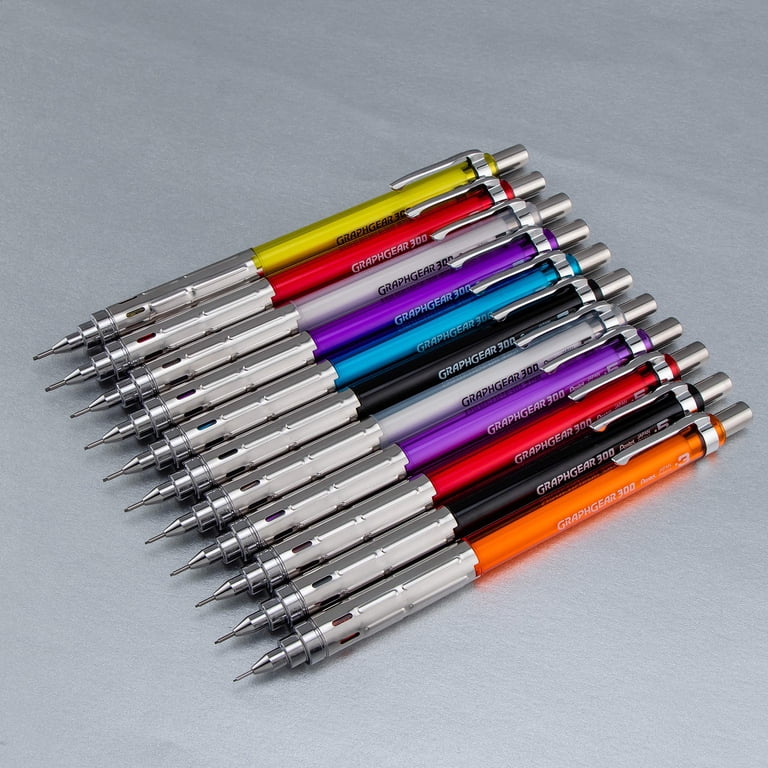 Pentel GraphGear 300 Mechanical Pencil - 0.5mm, Black Barrel, Professional Drafting Pencil