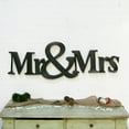 thumbnail image 3 of VIP Metal 46 in. Black Mr & Mrs Sign, 3 of 3