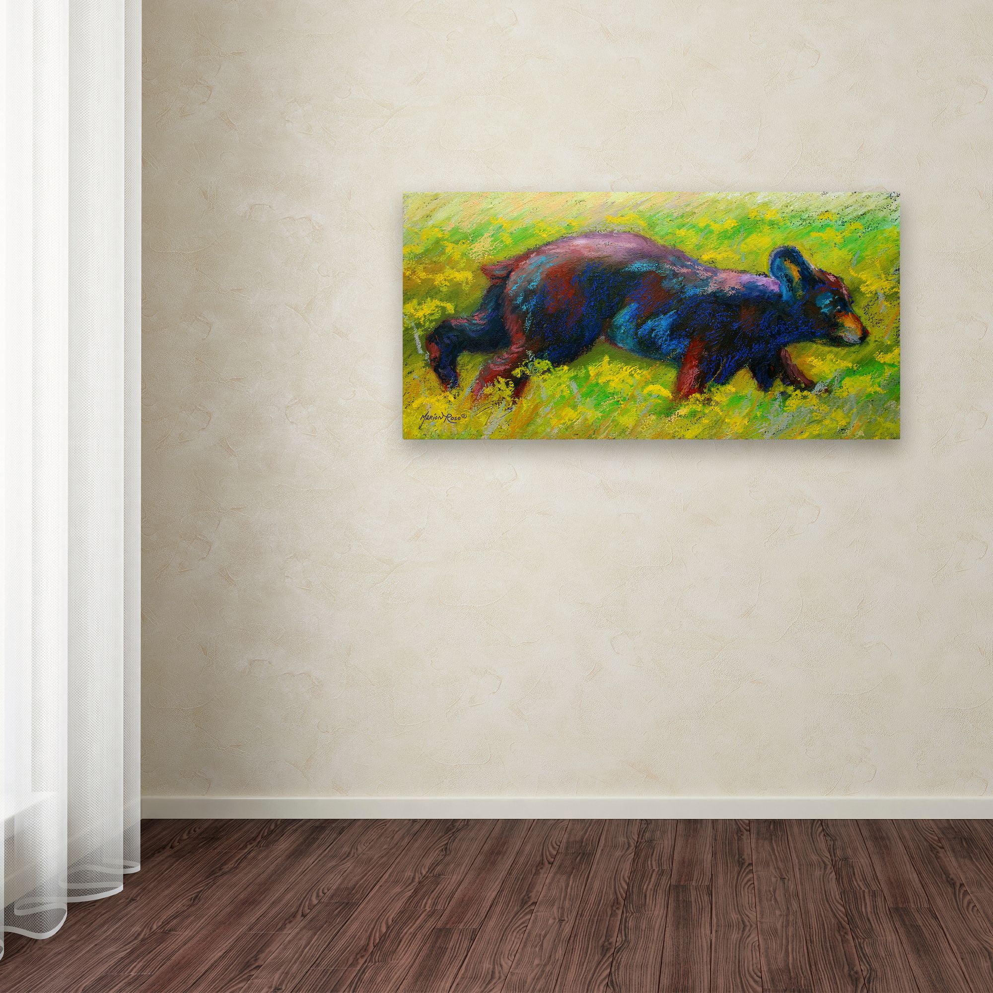 Trademark Fine Art 'Run Free Cub' Canvas Art by Marion Rose