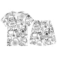 thumbnail image 4 of LIIPEE Halloween Graphic Pajamas For Boys Short Sleeve Tees And Shorts Pajama Set 2 Piece Kids Comfortable Cute Everyday Sleepwear,7-8 Years, 4 of 4