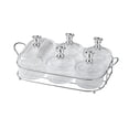 thumbnail image 4 of Plato para servir aperitivos de frutas secas, plato de aperitivo con tapa, plato de servir dividido para cocina, hogar, sala de estar, de estilo A, 4 of 8