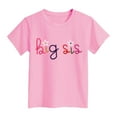 thumbnail image 4 of Ymyiu Toddler T Shirts Girls Girls Short Sleeve Shirts Summer Crewneck Casual T Shirt Tops Tee Blouse 3T 4T(Pink, 3-4 Years), 4 of 4