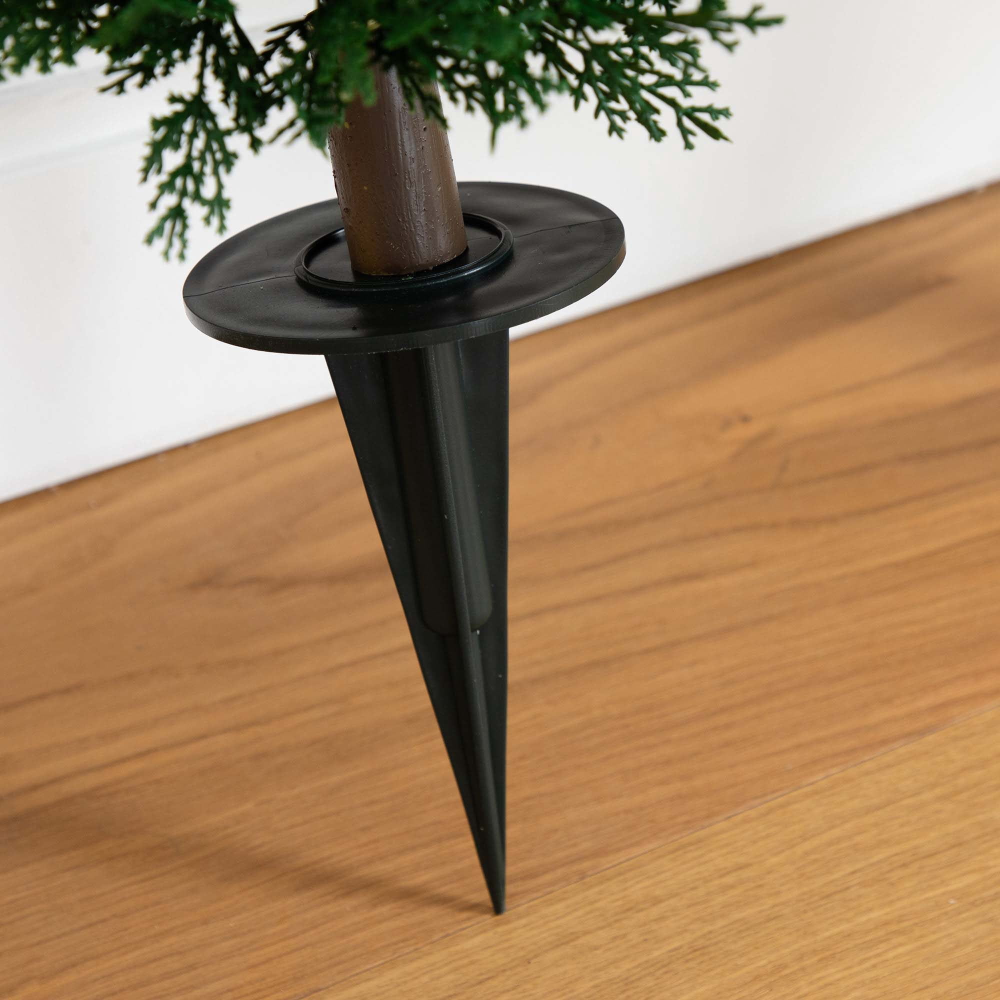 Nearly Natural 2.5ft. UV Resistant Artificial Cedar Plant with Integrated Ground Stake (Indoor/Outdoor) - Set of 2