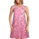 thumbnail image 1 of Fotbe Pink Glitter Vestido de Verano sin Mangas para Mujer – Vestido Midi Línea A, Estilo Camiseta Floral, Vestido Playero Casual y Fluido, 1 of 7