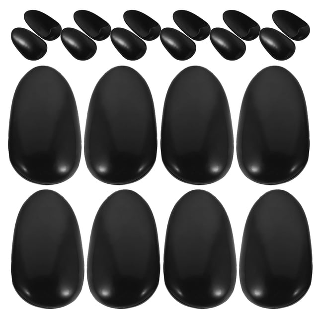 ETHZZLE 60Pcs Durable Plastic Ear Caps for Hair Dye Reusable Ear Protectors for Styling Use