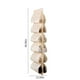 thumbnail image 3 of Organizador de Zapatos Colgante de 12 Bolsillos para Armario | Perchero Giratorio con Ganchos para Zapatos y Ropa de Hombre | Zapatero de Viaje Compacto (Negro/Gris/Beige), 3 of 6