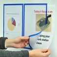 thumbnail image 3 of Document Frames, Magnetic File Frame Magnetic Frame Magnetic Paper Holder with Transparent PVC Document Display Frame for A4 Size Letter Paper Photo Picture Work Schedule, 3 of 7