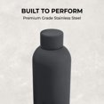 thumbnail image 2 of Botella de Agua SuperGeneriX Acero Inoxidable 500 ml Negro Mate, 2 of 8