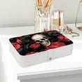 thumbnail image 6 of Rose Portable PU Leather Jewelry Display Organizer Box with Removable Compartment, 6 of 6