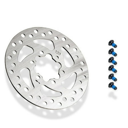 

RANMEI 120mm 6 holes Brake Disc Rotor w/Screws For Electric Scooter