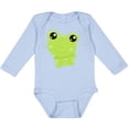 thumbnail image 3 of Inktastic Cute Frog, Little Frog, Baby Frog, Green Frog Boys or Girls Long Sleeve Baby Bodysuit, 3 of 5