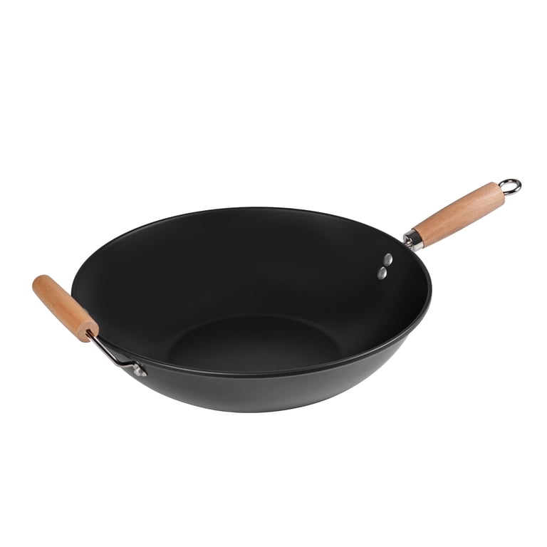 Mainstays 13.75-Inch Carbon Steel Non-Stick Wok photo 1