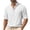 Tops-63White, variant on Gamivast Linen Henley Shirts for Men Band Collar Long Sleeve Boho Vacation Casual Shirts Loose Fit Solid Breathable Long Sleeve Work Shirts Spring Tops