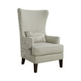 thumbnail image 4 of Pippin Curved Arm High Back Accent Chair Cream, 4 of 5