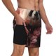 thumbnail image 2 of Balery Cute Cloud Panda Bañador para hombre, shorts de playa de secado rápido con entrepierna y forro de compresión-3X-Large, 2 of 6