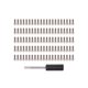 thumbnail image 1 of Vogacara 100 piezas M2 M3 tornillos de anillo de escala de acero tornillos M2 M3 para llantas de 1,9 2,2 pulgadas hechas de grado 12,9 Kits de construcción modelo Plata M3 12mm, 1 of 6