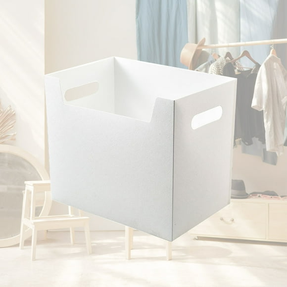 OUNONA 2 Pcs Boîte à Dossiers Portable Blanche Légère en Plastique PP pour l'Organisation de la Maison et du Bureau