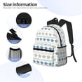 thumbnail image 5 of Haiem Sea Turtle Lightweight Backpack for School, Classic Basic Water Resistant Casual Daypack for Travel with Bottle Side Pockets, 5 of 8