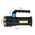 thumbnail image 6 of SHCKE Rechargeable Handheld LED Flashligh Waterproof Flashlight Spotlight Outdoor Flashlight Searchlight Flashlight for Emergency Outdoor Hiking Power Outages, 6 of 6