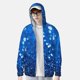 thumbnail image 2 of Balery A Blue Glitter Sudadera ligera de manga larga con capucha y protección solar UPF 50+ para hombre y mujer, ideal para pesca y running-XX-Large, 2 of 7