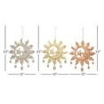 thumbnail image 3 of DecMode 22" Multi Colored Metal Sun and Moon Windchime with Bells and Chain Ring Hanger (3 Count), 3 of 9