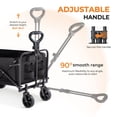 thumbnail image 3 of Vagón plegable PASAMIC Heavy Duty 100 kg negro, 3 of 8