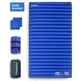 thumbnail image 3 of KingCamp 2-Person Double Sleeping Pad Lightweight Inflatable Air Mat, Blue, 3 of 10