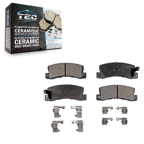 TEC TEC-3 Plaquettes de Frein à Disque en Céramique Arrière 25 pour Voiture Toyota Camry Lexus RX300 ES300 Solara Celica Corolla ES250 Prizm Geo Chevrolet Nova
