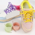 thumbnail image 4 of MOMOJIA Replaceable Flat Polyester Shoelaces 120cm Long Colorful Braided Shoe Laces, 4 of 10