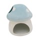 thumbnail image 1 of Casa de cerámica para hámster, cama multiusos para animales pequeños con forma de seta. Azul, 1 of 9