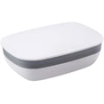 thumbnail image 1 of Jabonera con tapa impermeable para baño de viaje (blanco) JM, 1 of 5