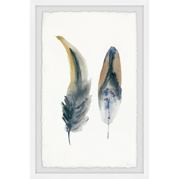 Parvez Taj Fluffy Feathers Framed Wall Art