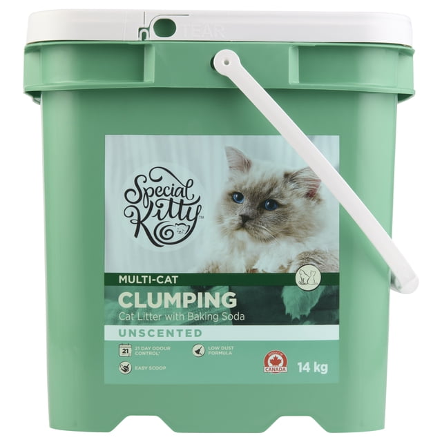 Special Kitty Clumping Unscented Cat litter 14kg Pail