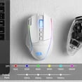 thumbnail image 6 of M991 Wireless Gaming Mouse  26000 Dpi 3-mode Gamer Mice W/rapid Fire Key 9 Macro Buttons Capacity And Rgb Backlight For Pc/mac/laptop White, 6 of 9