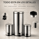 thumbnail image 5 of Kit 3 Botes De Basura Acero Inox 30L + 2x5L Pedal y Cubeta, 5 of 8