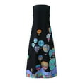 thumbnail image 4 of Robes d'Été pour Femmes Robe Maxi Sans Manches à Imprimé Col en V Robe de Soirée d'Été avec Poches, 4 of 4