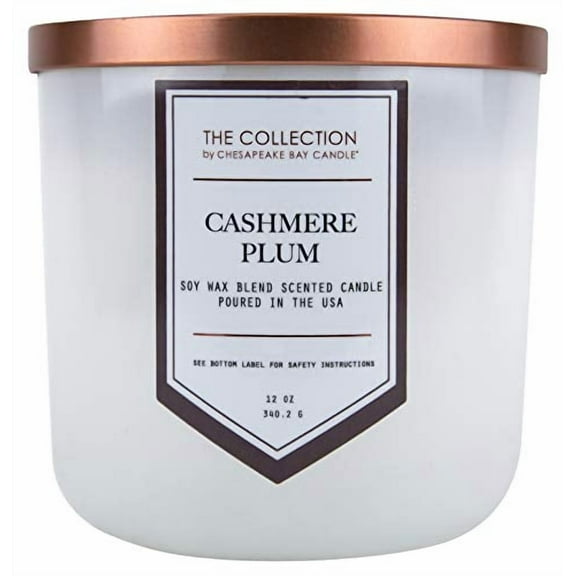 Chesapeake Bay Candle The Collection Two-Wick Scented Candle, Cashmere Plum