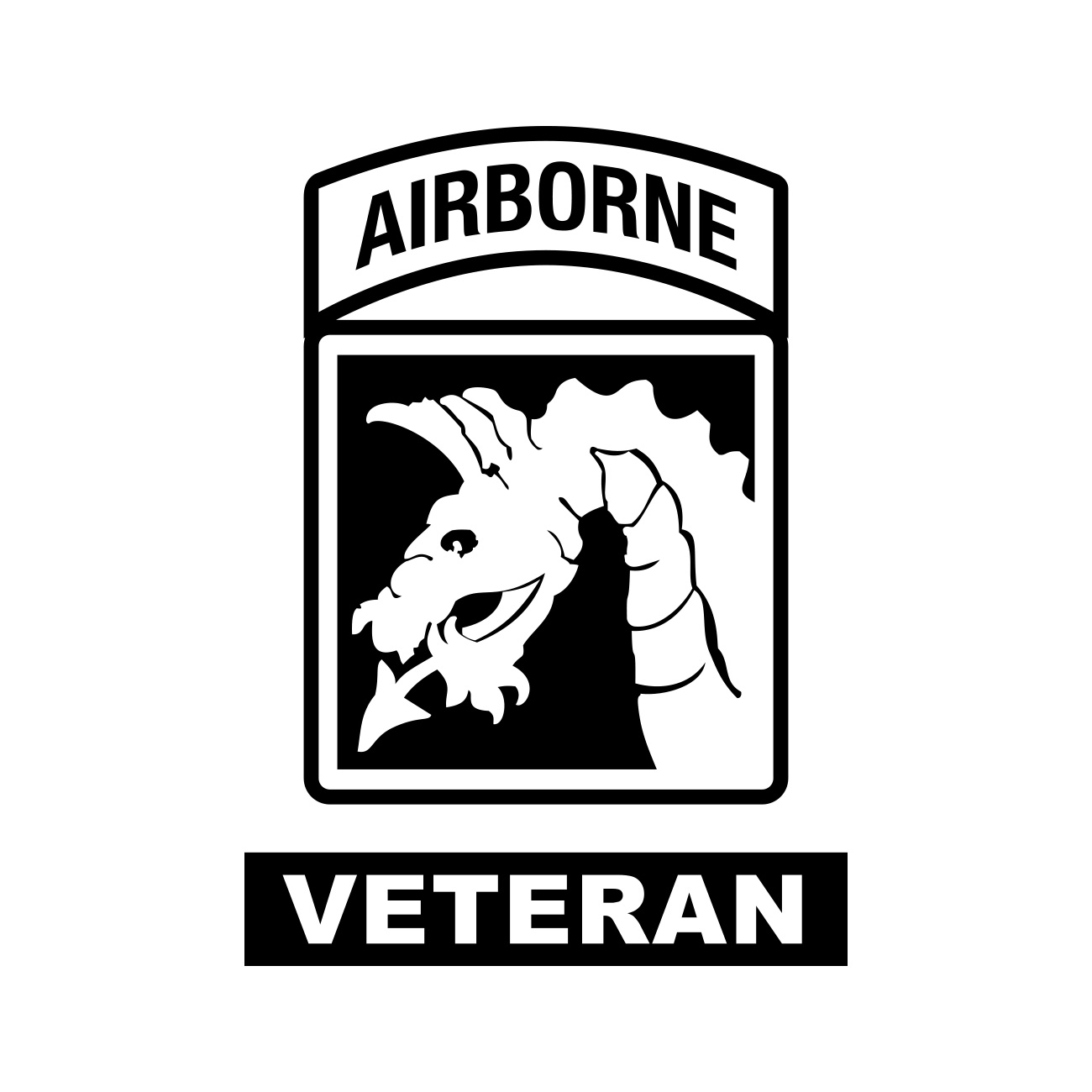 XVIII 18th Airborne Corps Veteran Sticker Decal Die Cut Self Adhesive