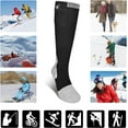 thumbnail image 4 of Rechargeable Electric Heated Socks for Men Women with Temperature Control,Foot Warmer Rechargeable Heat Socks 2200mAh,Cotton Casual Sports Socks for Outdoors,Electric Heat Socks for Winter, 4 of 8