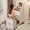 White, variant on S-HOME Multifunctional 3-in-1 Vanity Desk With Flip HD Mirror And Two Sliding Drawers,  Hidden Storage Stool, And Three Color Lighting Modes
, White