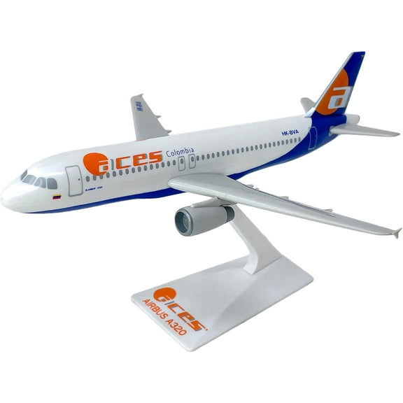 Flight Miniatures ACES Colombia A320-200 1:200 Snap-Fit Model Airplane