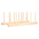 thumbnail image 4 of Escurridor de platos de madera, escurridor de platos de bambú, ligero, diseño aerodinámico, 4 of 12