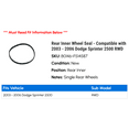thumbnail image 2 of Rear Inner Wheel Seal - Compatible with 2003 - 2006 Dodge Sprinter 2500 RWD 2004 2005, 2 of 2