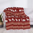 thumbnail image 3 of Fuzoiu Elephant Print Flannel Blanket,Throw Blanket,Flannel Home Decor,Fleece Bed Blankets,Cozy Soft Blanket for Bed, Sofa, Camping, and Travel-40"x30", 3 of 6
