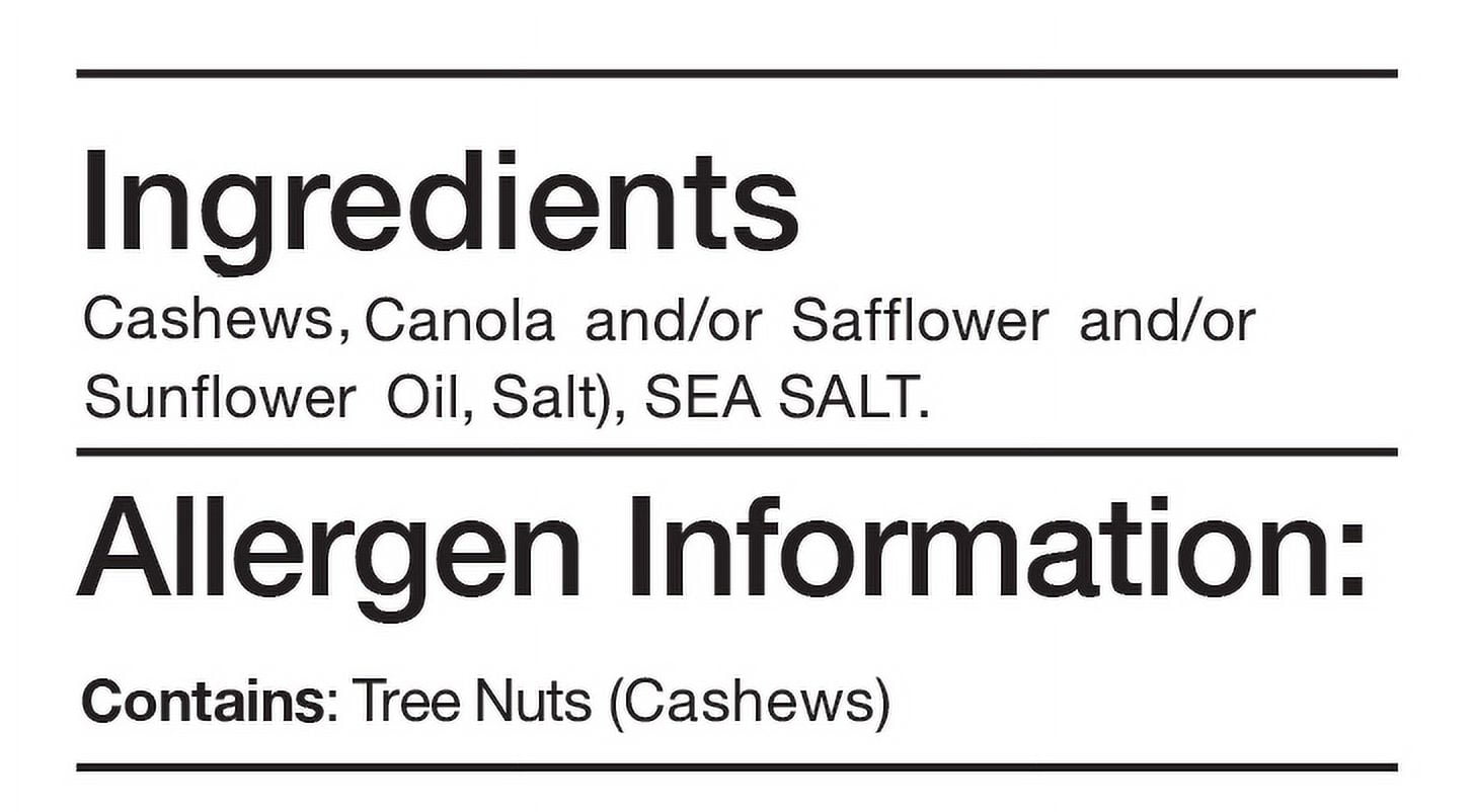 We Got Nuts Salted Roasted Whole Cashews, 3 lbs