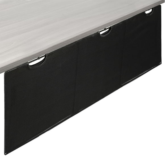 Faldón de escritorio VIVO DESK-SKIRT-60 para debajo del escritorio, privacidad, negro, 60 cm