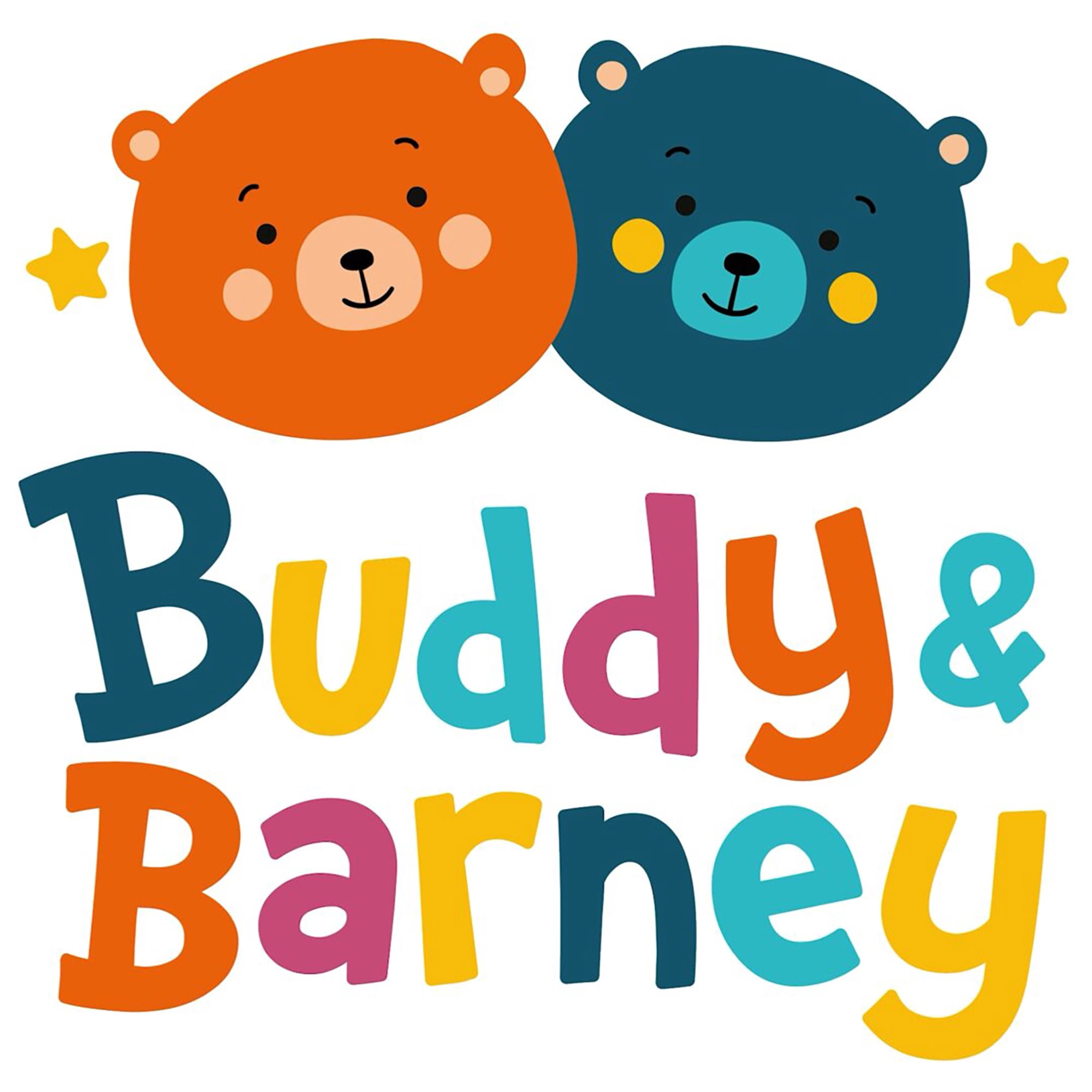 Buddy & Barney: Bath Time - Pour 'n Splash - 4 Colorful Character Water Bucket Toys, Pour-Tip-Spin, Interactive Sensory Exploration Tub Play, Kids 3+